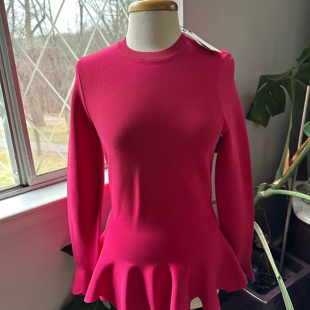 Ted Baker top with peplum size 2.